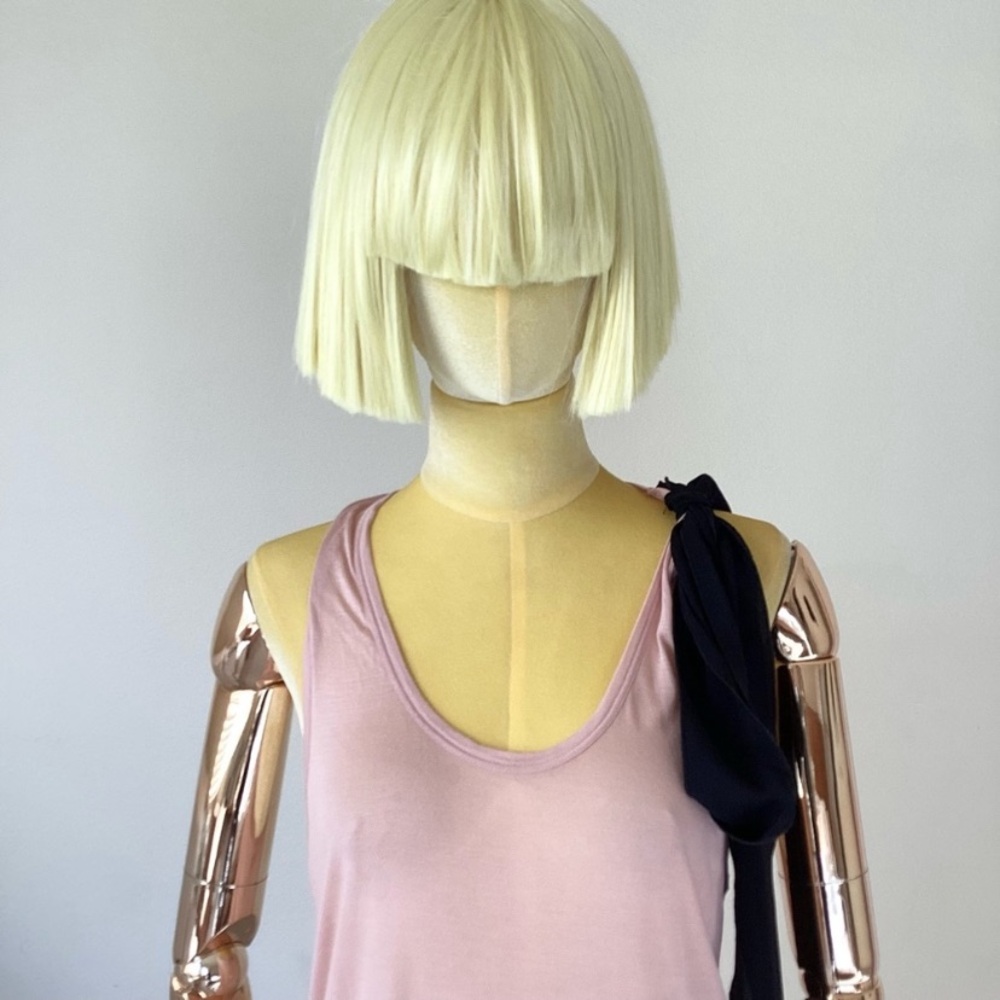 No. 21 Design Pink and Black Tank Top SZ 6 - Picture 4 of 7